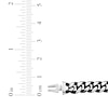 Thumbnail Image 7 of Curb Chain Bracelet 12mm Solid Stainless Steel & Black Ion Plating 8.75&quot;
