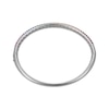 Thumbnail Image 3 of Lab-Created Gemstone Rainbow Bangle Bracelet Sterling Silver