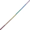 Thumbnail Image 2 of Multi Lab-Created Gemstone Rainbow Line Bracelet Sterling Silver 7.25&quot;