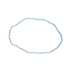 Thumbnail Image 1 of Aquamarine Bead Necklace Sterling Silver 24"
