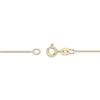 Thumbnail Image 3 of Pear-Shaped Amethyst & Diamond Teardrop Necklace 1/6 ct tw 10K Yellow Gold 18&quot;