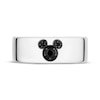 Thumbnail Image 4 of Men's Disney Treasures Mickey Mouse Black Onyx & Diamond Accent Ring Sterling Silver