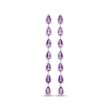 Thumbnail Image 2 of Pear-Shaped Amethyst Drop Earrings Sterling Silver