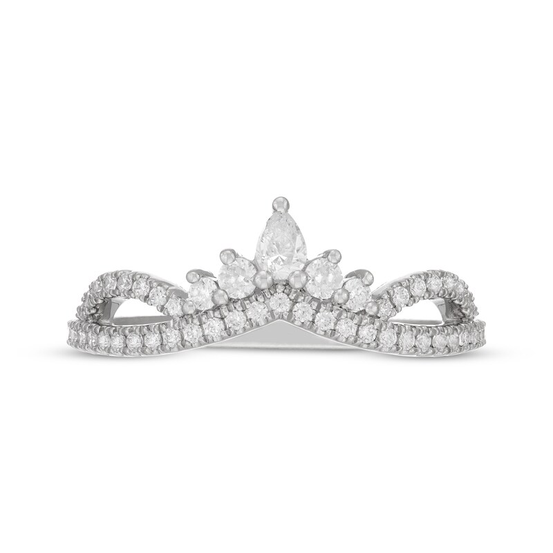 Main Image 3 of Neil Lane Pear-Shaped Diamond Anniversary Ring 3/8 ct tw 14K White Gold