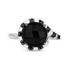 Thumbnail Image 3 of Disney Treasures The Nightmare Before Christmas Black Onyx & Diamond Snake Ring 1/6 ct tw Sterling Silver