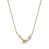 Thumbnail Image 4 of Heart-Shaped Citrine Teddy Bear Necklace 14K Yellow Gold 18&quot;