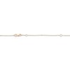 Thumbnail Image 4 of Marquise-Cut Swiss Blue Topaz & Diamond Frame Necklace 1/5 ct tw 10K Yellow Gold 18&quot;