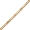 Thumbnail Image 2 of Emerald-Cut Citrine Line Bracelet Sterling Silver 7.25&quot;