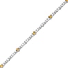Thumbnail Image 2 of Citrine & White Lab-Created Sapphire Line Bracelet Sterling Silver 7.25"