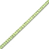 Thumbnail Image 2 of Emerald-Cut Peridot Line Bracelet Sterling Silver 7.25&quot;