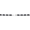 Thumbnail Image 3 of Rectangular Black Agate Link Bracelet Sterling Silver 7.25&quot;