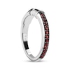 Thumbnail Image 2 of Star Wars Red Lightsaber Black Diamond Accent & Garnet Ring Sterling Silver