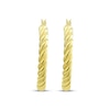 Thumbnail Image 2 of Reaura Rope Twist Hoop Earrings Repurposed 14K Yellow Gold 27mm