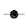 Thumbnail Image 4 of Disney Treasures Hocus Pocus Black Onyx & Diamond Crescent Ring 1/6 ct tw Sterling Silver