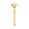 Thumbnail Image 2 of Now + Forever Round-Cut Diamond Hexagon Frame Solitaire Engagement Ring 1/3 ct tw 14K Yellow Gold (I/I2)