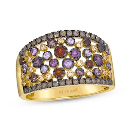 Le Vian Multi-Stone Scatter Ring 1/3 ct tw Diamonds 14K Honey Gold