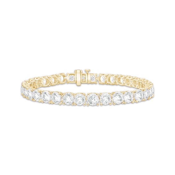 KAY Lab-Grown Diamonds Tennis Bracelet ct tw 10K Yellow Gold 7.25