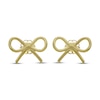Thumbnail Image 2 of Bow Stud Earrings 10K Yellow Gold