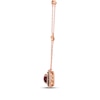 Thumbnail Image 2 of Le Vian Cushion-Cut Rhodolite Garnet Necklace 1/2 ct tw Diamonds 14K Strawberry Gold 19&quot;