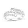 Thumbnail Image 1 of Diamond Three-Row Bypass Ring 3/4 ct tw 10K White Gold