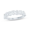 Thumbnail Image 1 of Monique Lhuillier Bliss Marquise & Round-Cut Lab-Grown Diamond Anniversary Ring 1 ct tw 18K White Gold