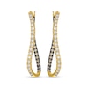 Thumbnail Image 2 of Le Vian Diamond Twist Inside-Out Hoop Earrings 2-1/8 ct tw 14K Honey Gold