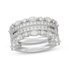 Thumbnail Image 1 of Neil Lane Artistry Marquise & Round-Cut Lab-Grown Diamond Enhancer Ring 1-1/2 ct tw 14K White Gold