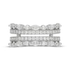 Thumbnail Image 3 of Neil Lane Artistry Marquise & Round-Cut Lab-Grown Diamond Enhancer Ring 1-1/2 ct tw 14K White Gold