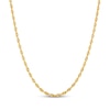 Thumbnail Image 1 of 2.4mm Diamond-Cut Glitter Rope Chain Necklace Solid 14K Yellow Gold 18"