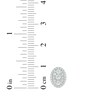 Thumbnail Image 3 of Multi-Diamond Oval Halo Stud Earrings 3/4 ct tw 10K White Gold