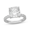 Thumbnail Image 1 of Neil Lane Artistry Cushion-Cut Lab-Grown Diamond Hidden Halo Engagement Ring 7 ct tw 14K White Gold