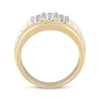 Thumbnail Image 3 of Men's Diamond Three-Row Ring 2 ct tw 10K Yellow Gold