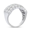 Thumbnail Image 2 of Le Vian Diamond Scalloped Multi-Row Ring 2-1/2 ct tw Platinum