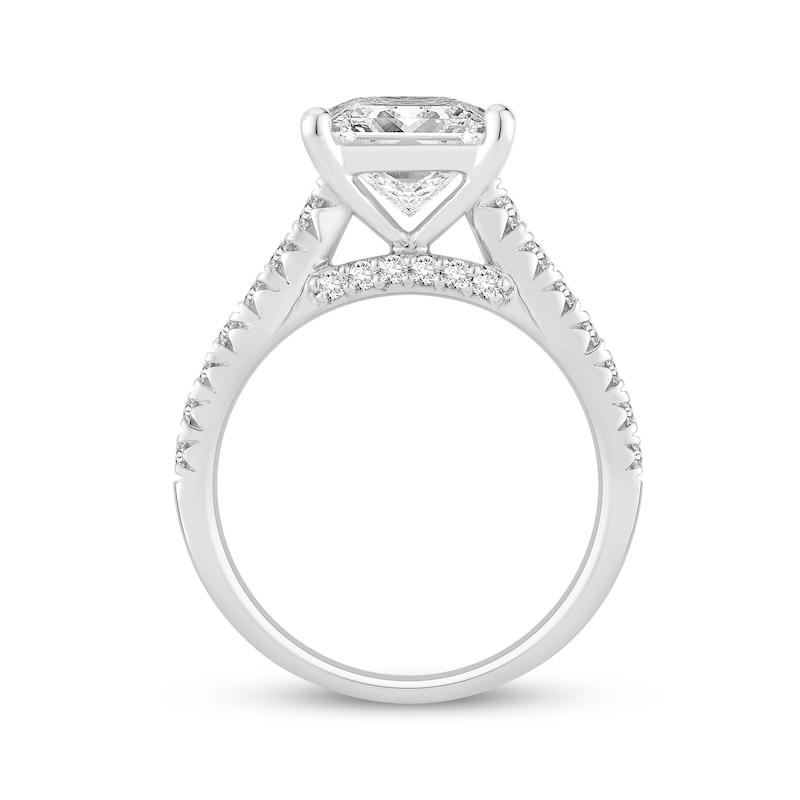 Main Image 3 of Now + Forever Lab-Grown Diamonds Princess-Cut Engagement Ring 3-1/2 ct tw Platinum
