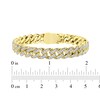 Thumbnail Image 4 of Men's Diamond Angled Link Bracelet 2 ct tw 10K White Gold 8.5"