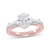 Thumbnail Image 1 of Now + Forever Lab-Grown Diamonds Oval-Cut Engagement Ring 1-3/4 ct tw 14K Rose Gold