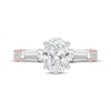Thumbnail Image 3 of Now + Forever Lab-Grown Diamonds Oval-Cut Engagement Ring 1-3/4 ct tw 14K Rose Gold
