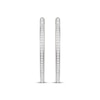 Thumbnail Image 2 of KAY Lab-Grown Diamonds Hoop Earrings 1/2 ct tw Sterling Silver