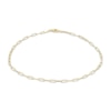 Thumbnail Image 1 of 2.3mm Paperclip Chain Anklet Hollow 10K Yellow Gold 10"