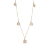 Thumbnail Image 2 of Neil Lane Desert Diamonds Dangle Station Necklace 1-1/4 ct tw 10K Yellow Gold 18"