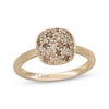 Thumbnail Image 1 of Neil Lane Desert Diamonds Cushion-Shaped Scatter Ring 1/2 ct tw 10K Yellow Gold 18"