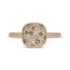 Thumbnail Image 3 of Neil Lane Desert Diamonds Cushion-Shaped Scatter Ring 1/2 ct tw 10K Yellow Gold 18"