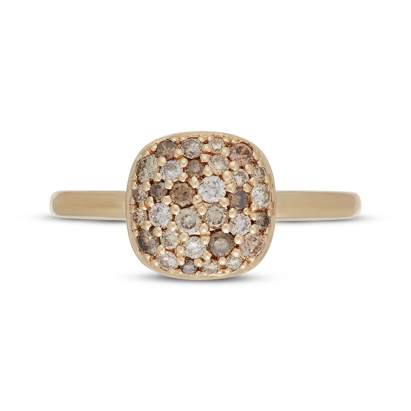 Main Image 3 of Neil Lane Desert Diamonds Cushion-Shaped Scatter Ring 1/2 ct tw 10K Yellow Gold 18"