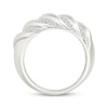 Thumbnail Image 3 of KAY Lab-Grown Diamonds Croissant Fashion Ring 1/4 ct tw Sterling Silver