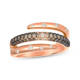 Le Vian Desert Diamonds Wrap Ring 5/8 ct tw 14K Strawberry Gold