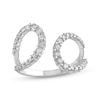 Thumbnail Image 1 of KAY Lab-Grown Diamonds Open Loops Fashion Ring 1/2 ct tw Sterling Silver