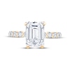 Thumbnail Image 3 of Now + Forever Lab-Grown Diamonds Emerald-Cut Engagement Ring 3-1/2 ct tw 14K Yellow Gold