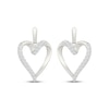 Thumbnail Image 2 of KAY Lab-Grown Diamonds Looping Heart Dangle Earrings 1/4 ct tw Sterling Silver