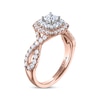 Thumbnail Image 2 of THE LEO Diamond Princess-Cut Twist Shank Engagement Ring 1-1/5 ct tw 14K Two-Tone Gold