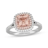 Thumbnail Image 0 of Neil Lane Cushion-Cut Morganite & Diamond Engagement Ring 1/2 ct tw 14K Two-Tone Gold